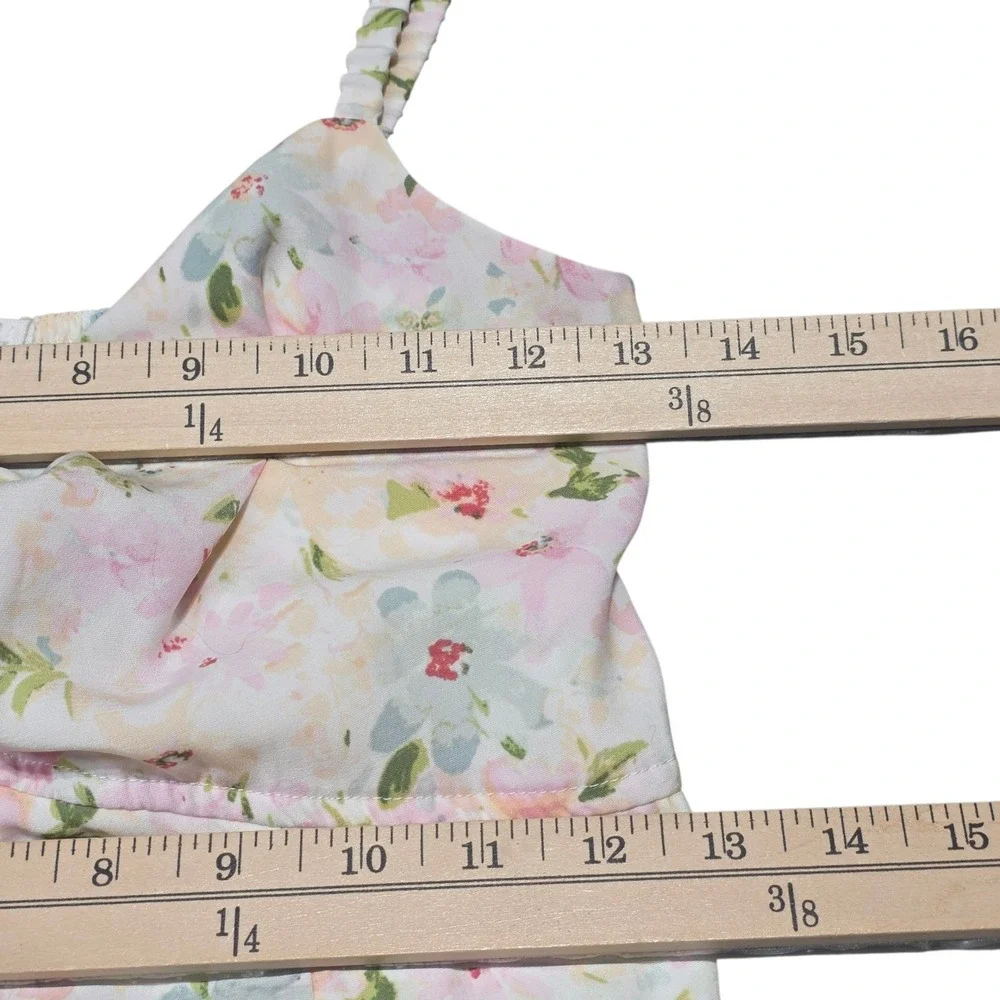 Abercrombie & Fitch Floral Midi Dress Summer Spaghetti Strap Sundress‎ Size S